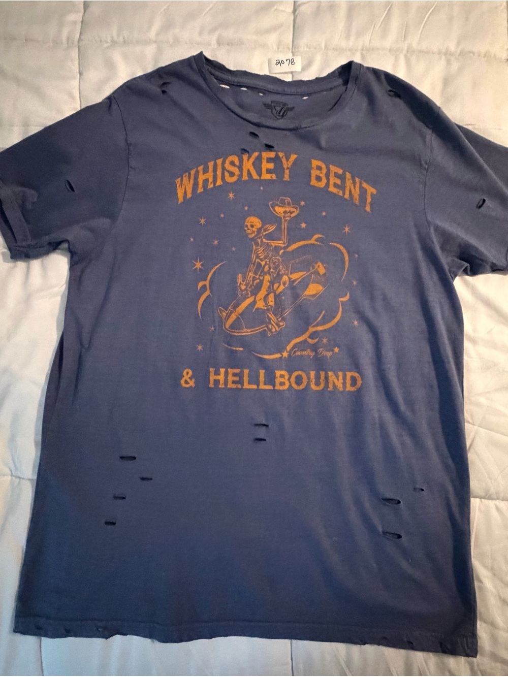 Short Sleeve Graphic Tee - Blue